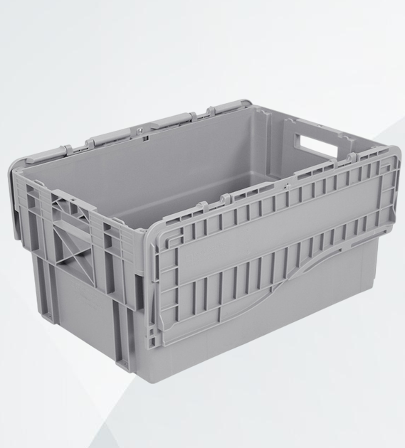 Caja universal Polymercenter 601×399×300 mm, gris